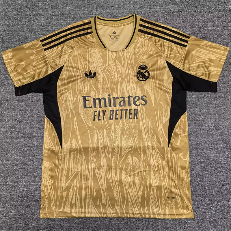 25-26 RMA Gold Special Edition Fans Training Shirts *三叶草