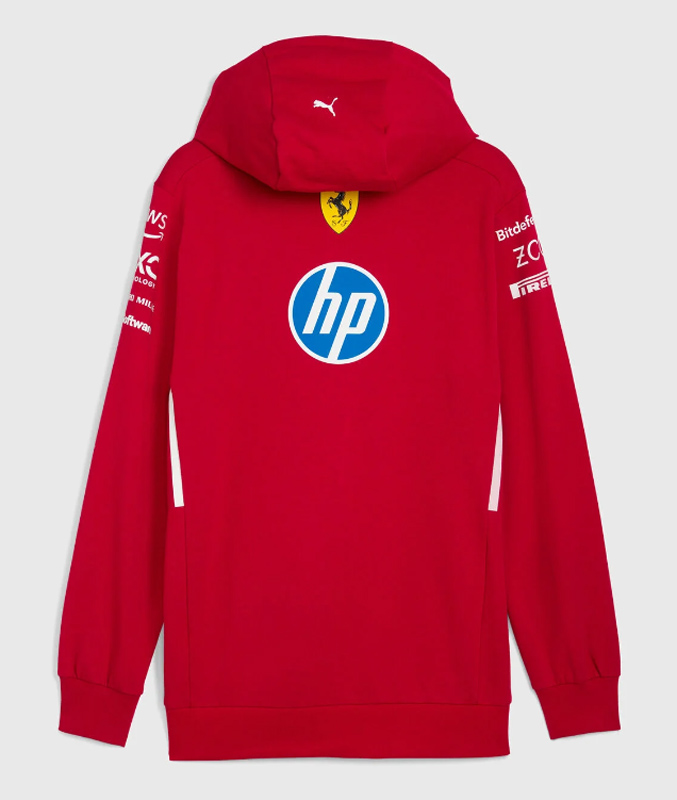 2025 F1 Ferrari Red Hoody(有帽卫衣)