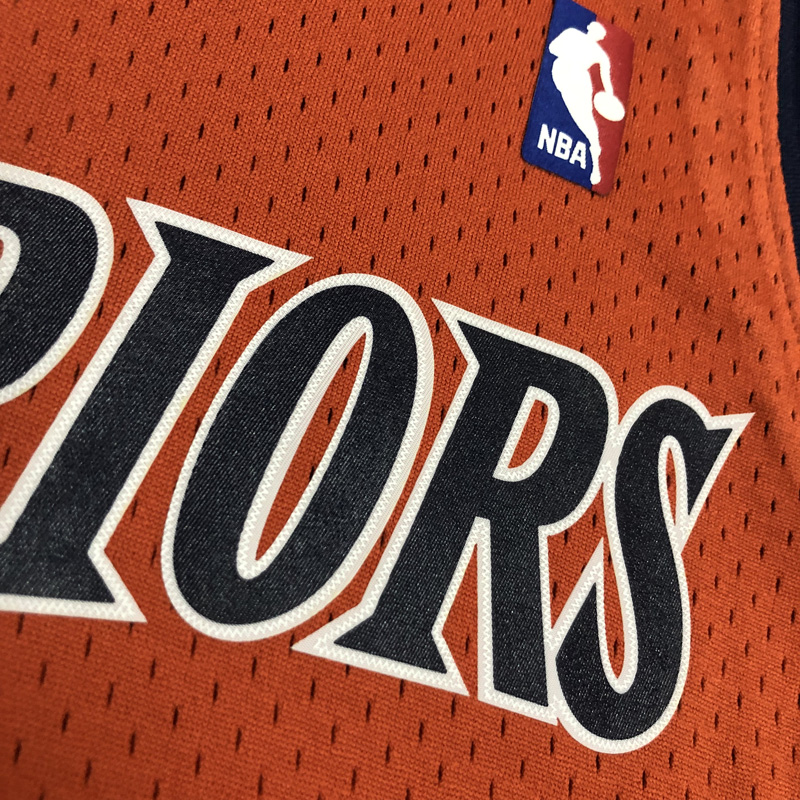 2010 WARRIORS CURRY #30 Orange Retro Top Qualit...