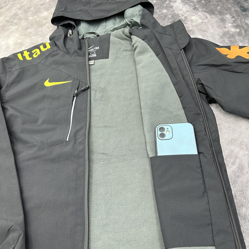 24-25 Brazil Velvet Thickened warm White Outdoor Jackets #103加绒冲锋衣