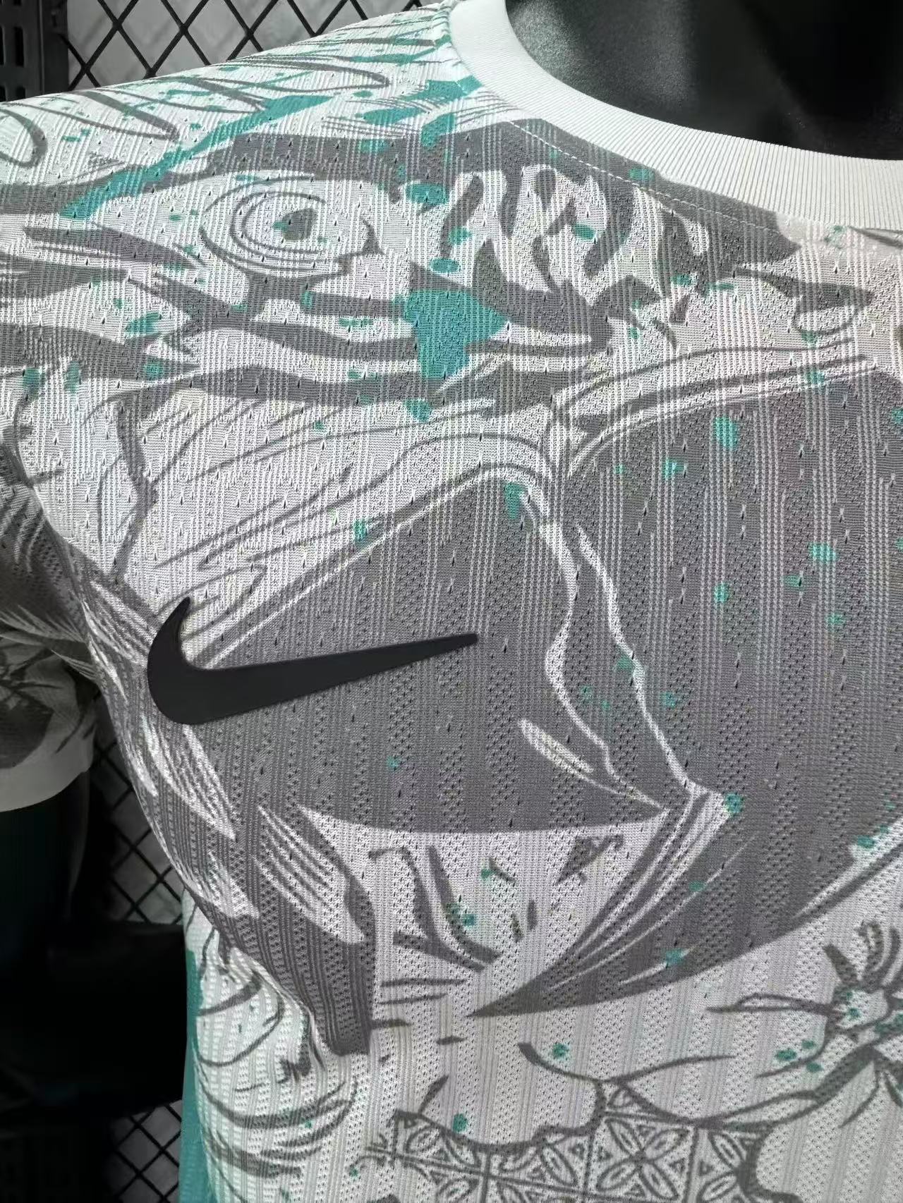 25-26 Brazil Grey Blue Special Edition Player Version Soccer Jersey