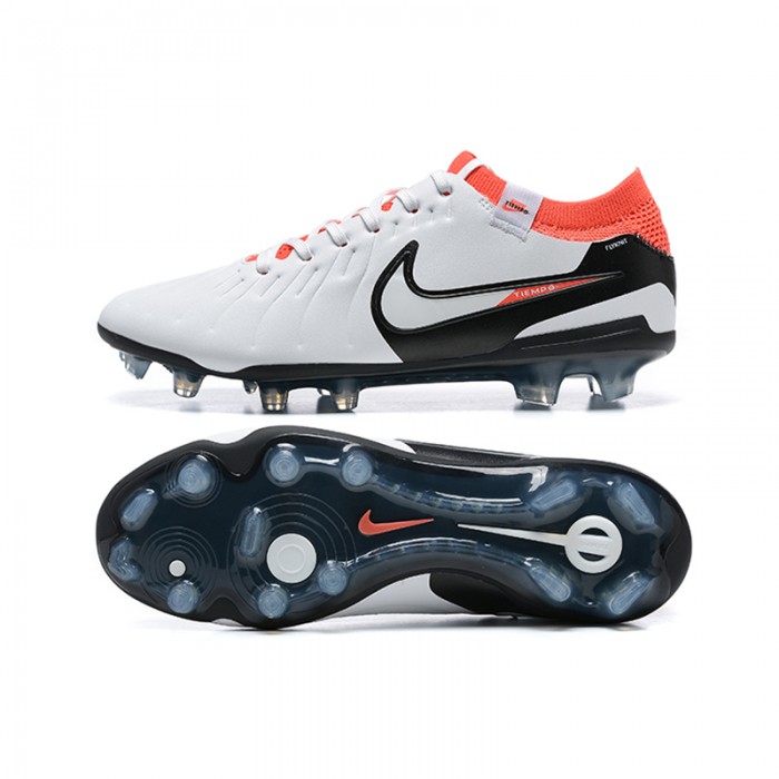 Tiempo Legend 10 Elite FG Soccer Shoes-White/Black-5812832