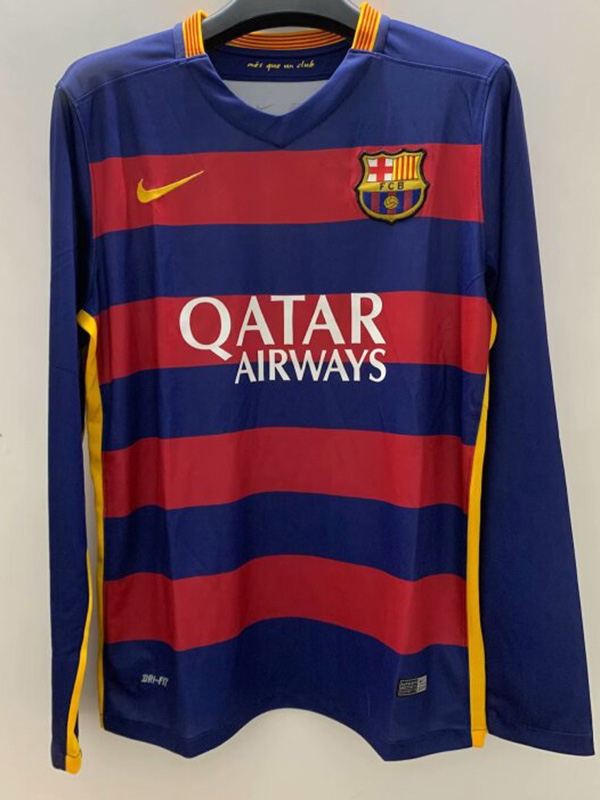 2015-2016 BAR Home Long Sleeve Retro Soccer Jer...