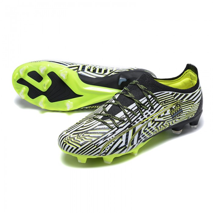 2022 World Cup Ultra Ultimate FG Soccer Shoes-Black/White-7523460