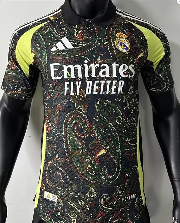 24-25 RMA Green Black Special Edition Player Version Training shirts