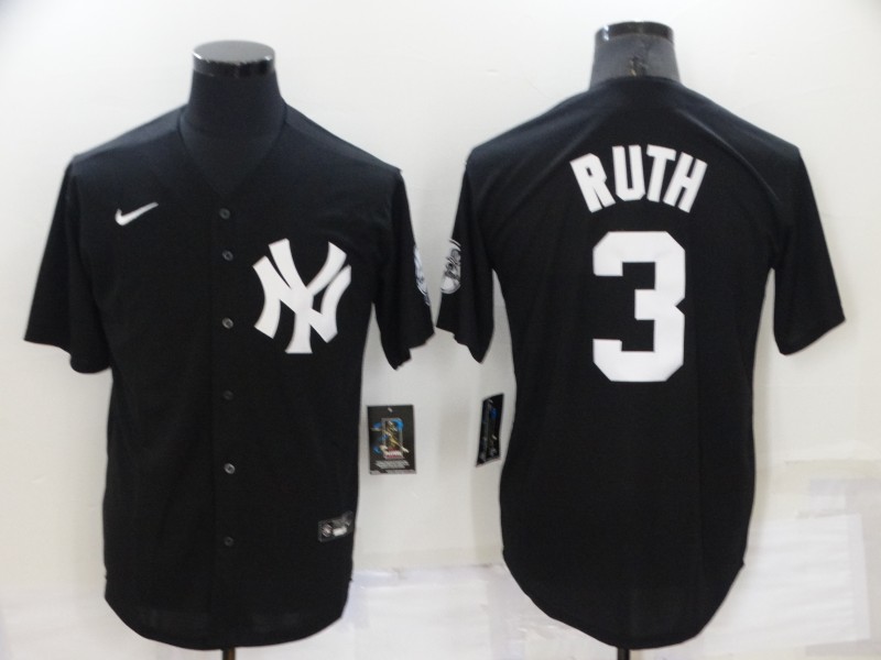 2022 Men's New York RUTH 3 black MLB Jersey