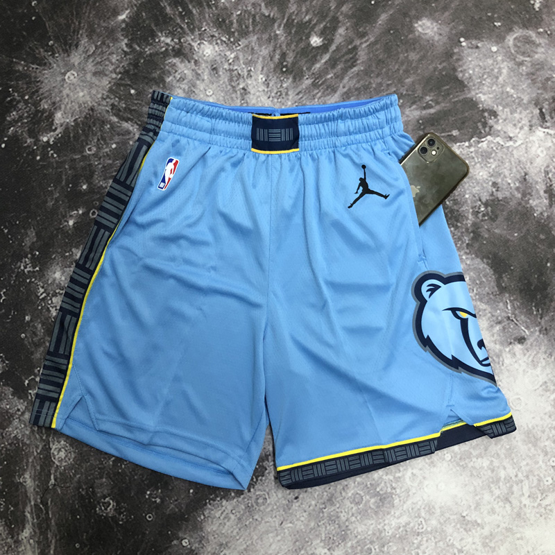 22-23 GRIZZLIES Blue Top Quality NBA Pants (Tra...