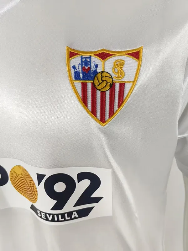 1987-1990 Sevilla Home Retro Soccer Jersey