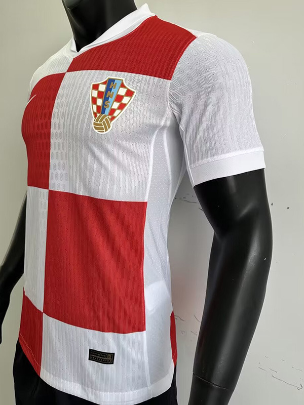 24-25 Croatia Home Player Version Soccer Jersey