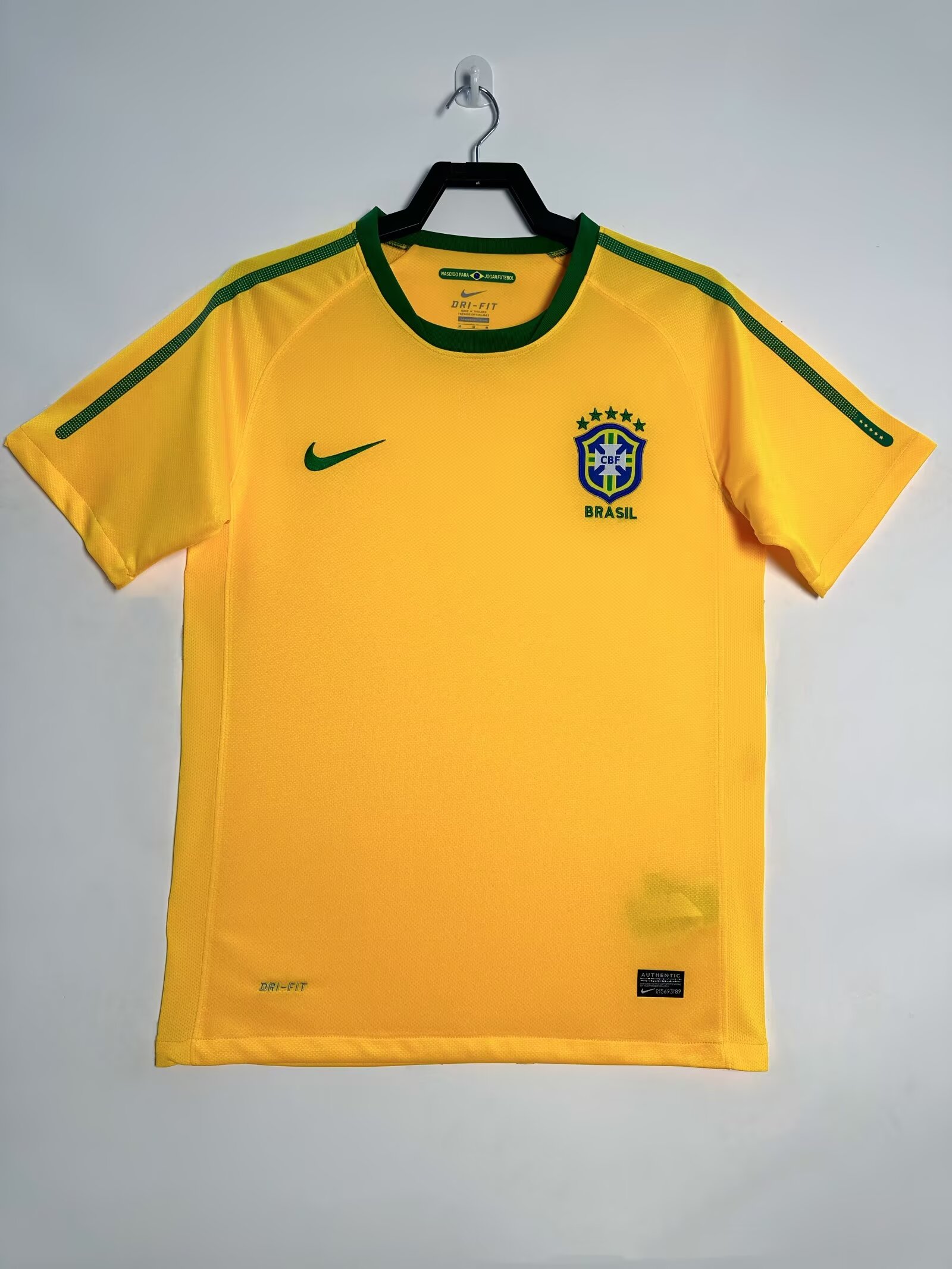 2010 Brazil Home Retro Soccer Jersey