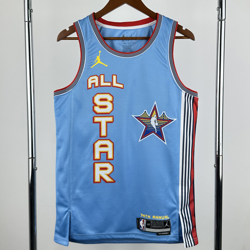 25-26 ALL-STAR CURRY #30 Light blue Top Quality Hot Pressing NBA Jersey