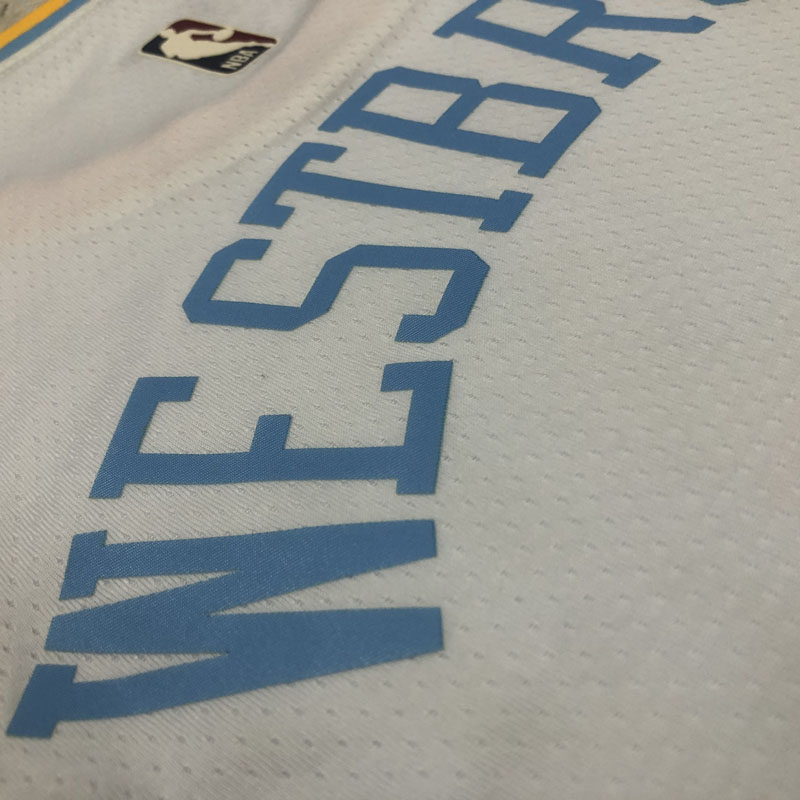 22-23 LAKERS WESTBROOK #0 White Top Quality Hot...