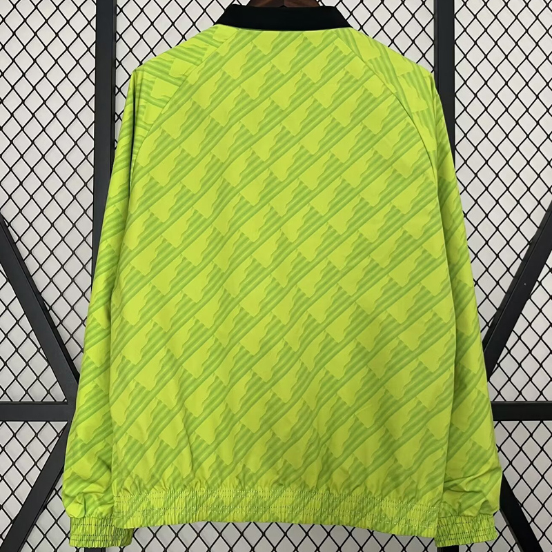2024 Man Utd Black & Green Double Sided Windbreaker (双面风衣)