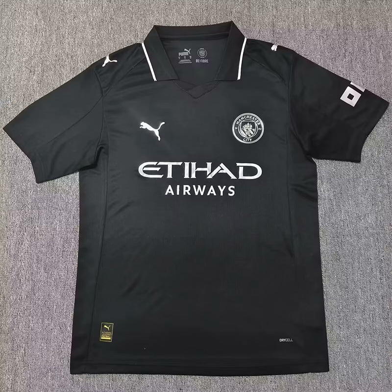 25-26 Man City Black Special Edition Fans Soccer Jersey
