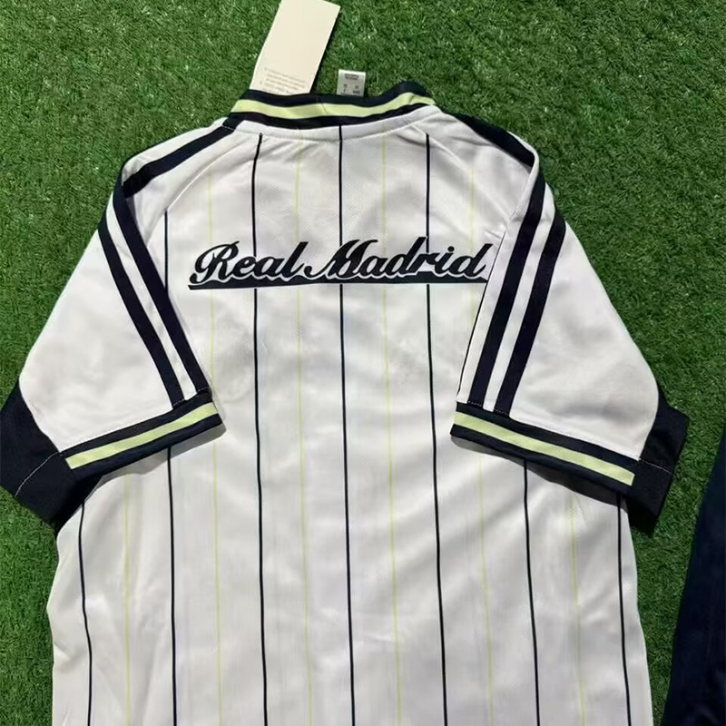 25-26 RMA White Casual Edition Kids Baseball Jersey