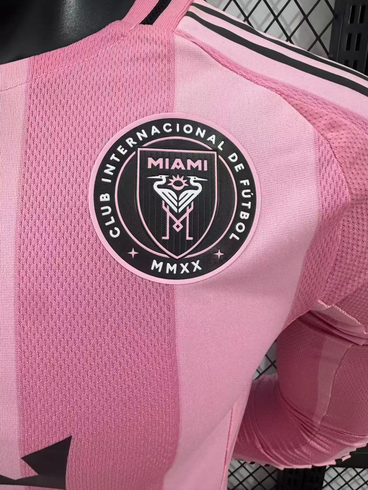 25-26 Inter Miami Home Long Sleeve Player Version Soccer Jersey (长袖球员)