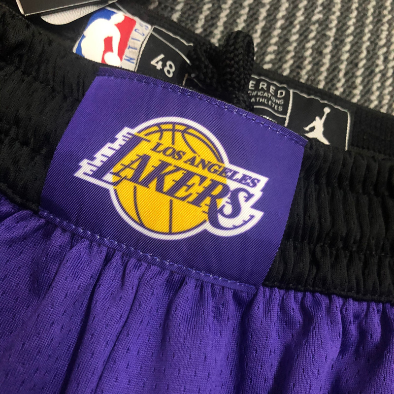 20-21 LAKERS Purple Top Quality NBA Pants (Trap...