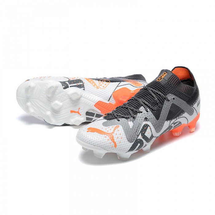 Future Ultimate FG Soccer Shoes-White/Black-2891159