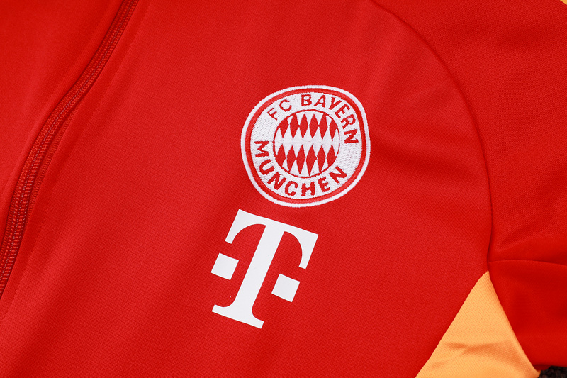2024/25 Bayern  Red Jacket Tracksuit