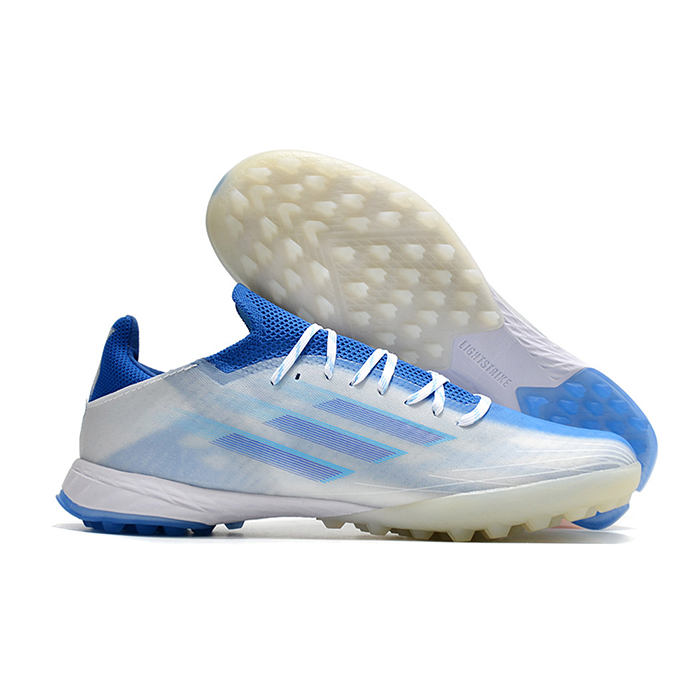 Messi X Speedflow+ TF Soccer Shoes-White/Blue-7556897