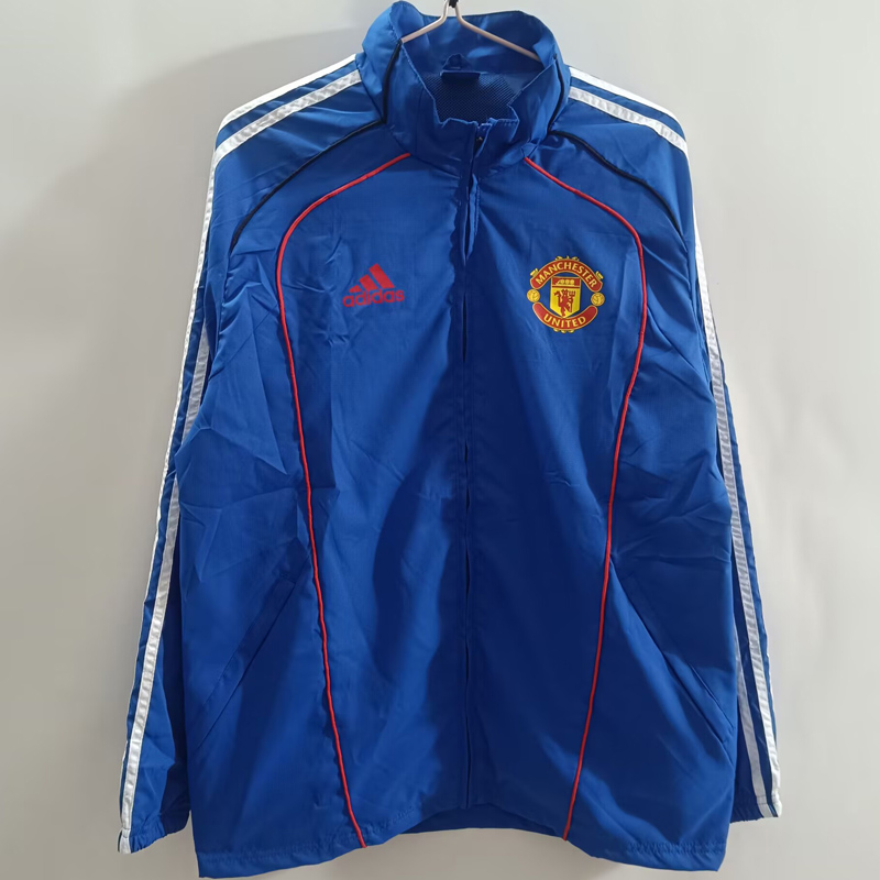 25-26 Man Utd Blue Windbreaker