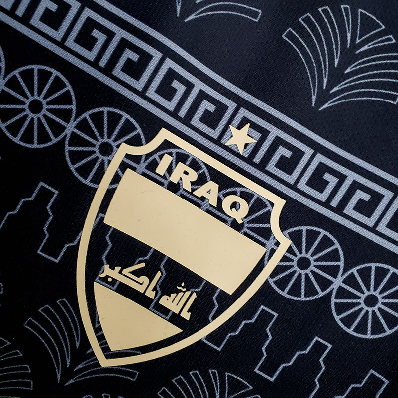 2022 Camisa de Iraque Black Fans Soccer Jersey