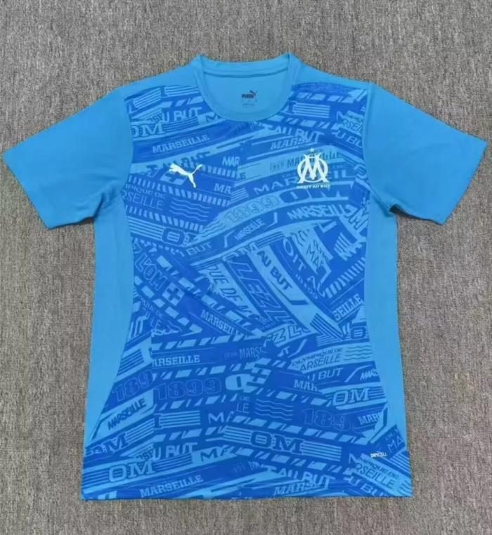 25-26 Marseille blue Special Edition Fans Soccer Jersey