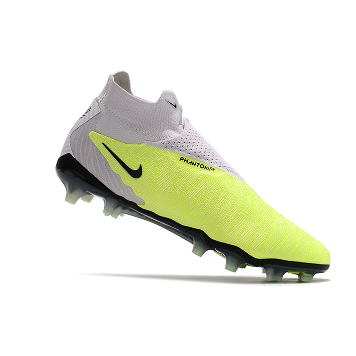 Phantom GX Elite FG High Soccer Shoes-Green/Gray-8652591