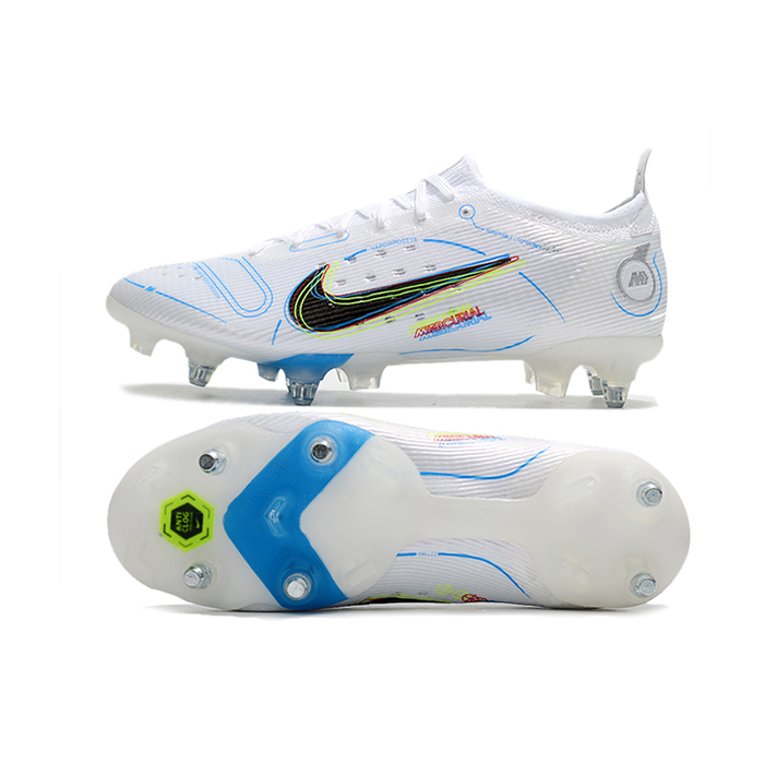 Mercurial Vapor XIV Elite SG Soccer Shoes-White/Blue-9713885