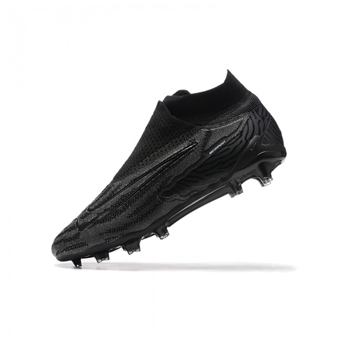 Phantom GX Elite DF Link FG High Soccer Shoes-Gray/Black-8219047