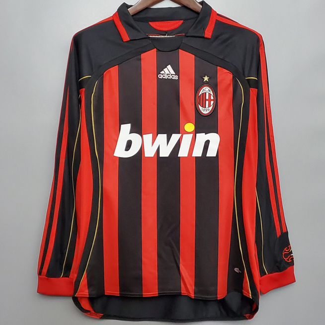 2006-2007 ACM Home Long Sleeve Retro Soccer Jer...