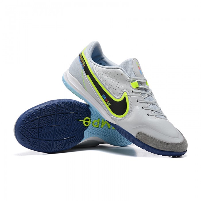 Tiempo Legend 9 TF Soccer Shoes-Gray/Black-1526584