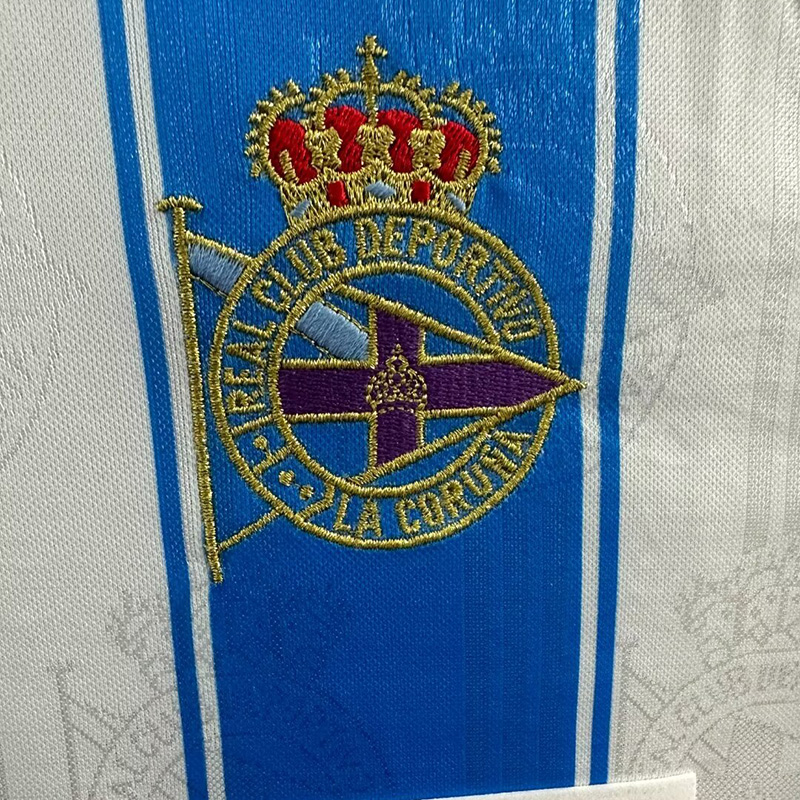 1997-1998 La Coruna Home Retro Soccer Jersey