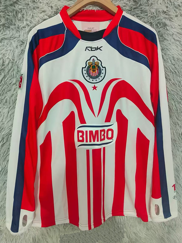 2006-2007 Chivas Home Long Sleeve Retro Soccer Jersey (长袖)