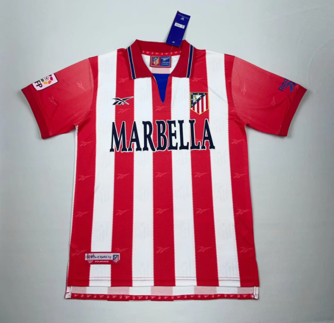1998-1999 ATM Home Retro Soccer Jersey *带章