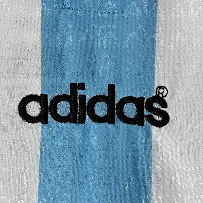 1996-1997 Argentina Home Retro Soccer Jersey