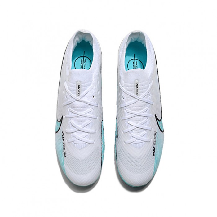 Air Zoom Mercurial Vapor XV Elite FG Soccer Shoes-White/Blue-5136576