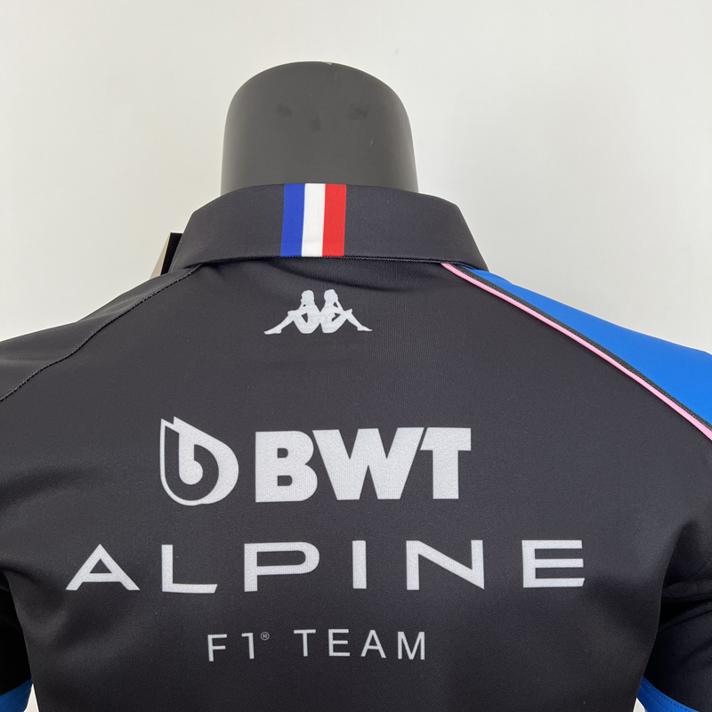 2023 F1 ALPINE Black Polo Racing Suit(有领)