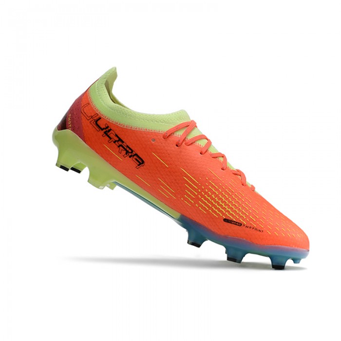 Ultra Ultimate FG Soccer Shoes-Orange/Green-5424602