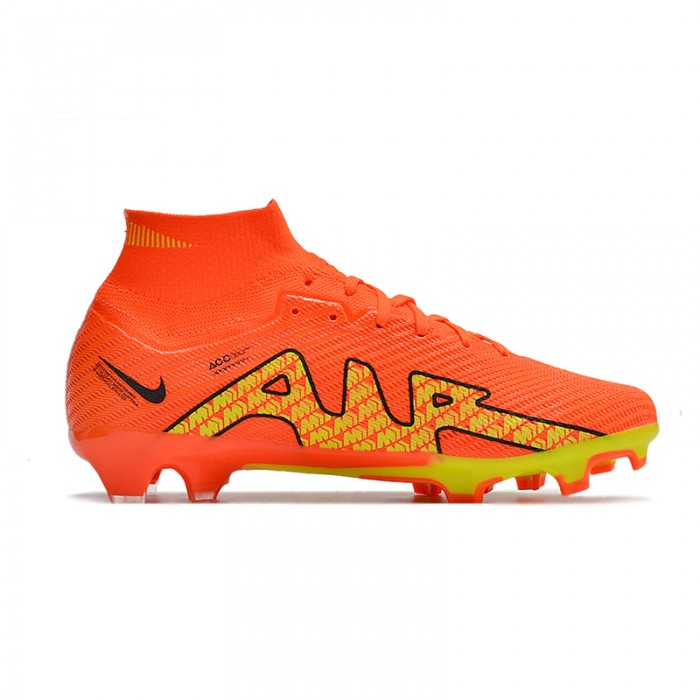 Air Zoom Mercurial Superfly IX Elite FG High Soccer Shoes-Red/Yellow-6086457