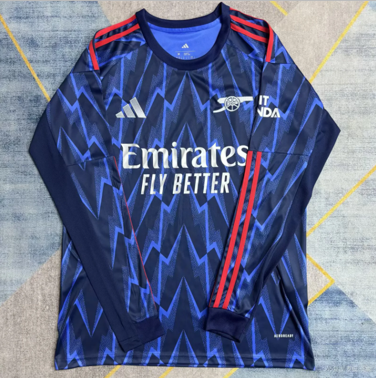 25-26 ARS Away Long Sleeve  Version Soccer Jersey (长袖)