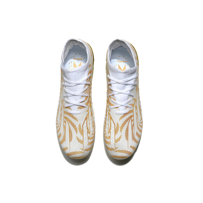 X Speedportal .1 2022 World Cup Boots FG Soccer Shoes-White/Gold-9957227