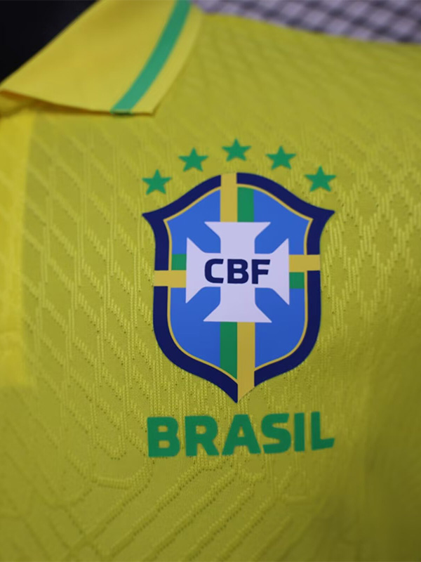 24-25 Brazil Yellow Special Edition Player Version Soccer Jersey *有领