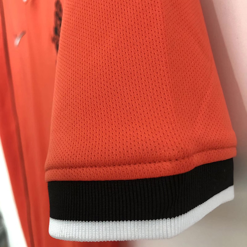 1998 Netherlands Home Retro Orange Jersey
