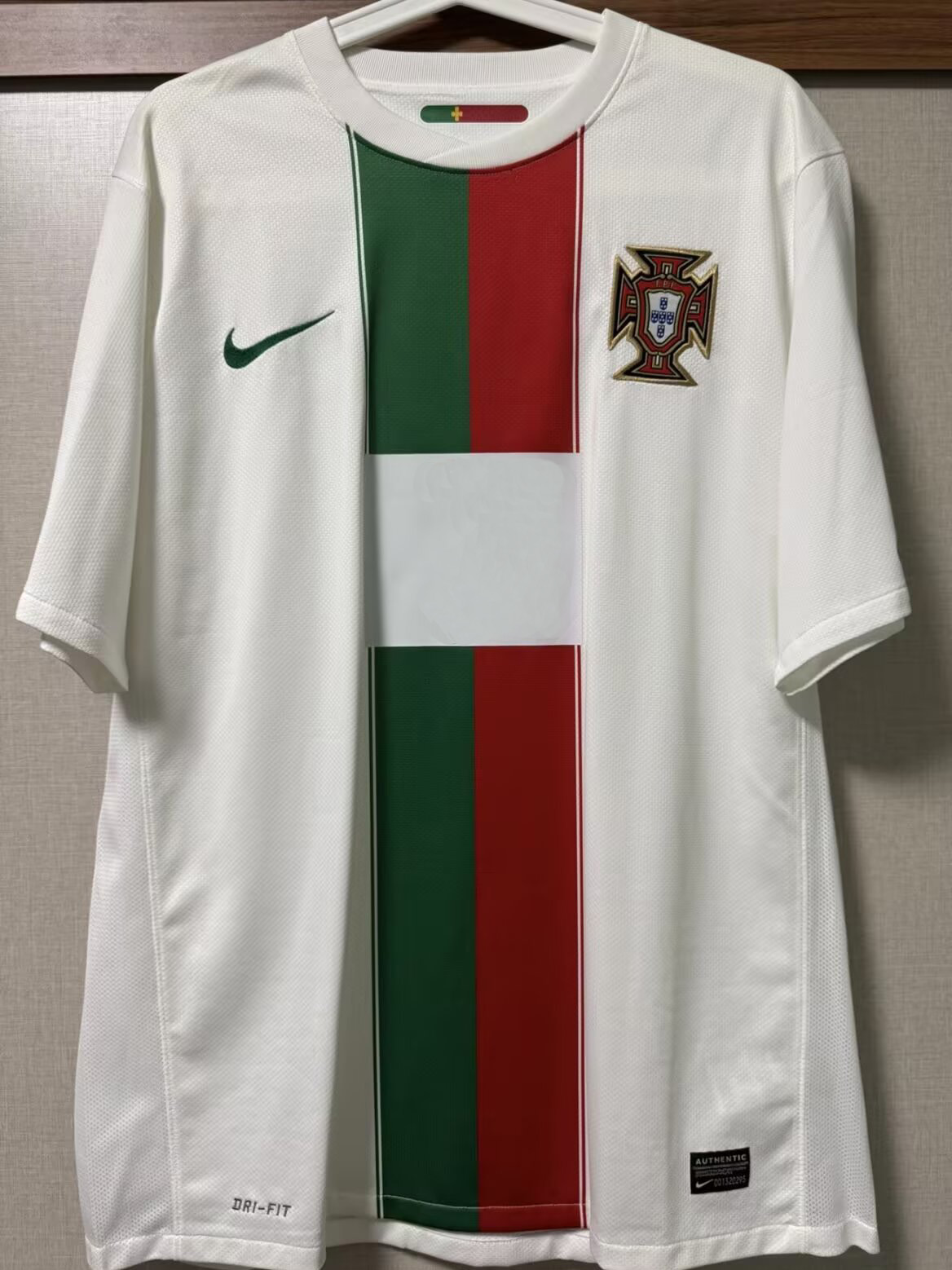 2010 Portugal Away Retro Soccer Jersey