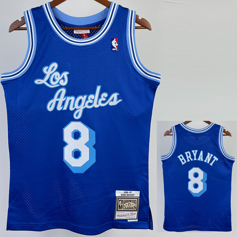 1996-97 LAKERS BRYANT #8 Blue Retro Top Quality...