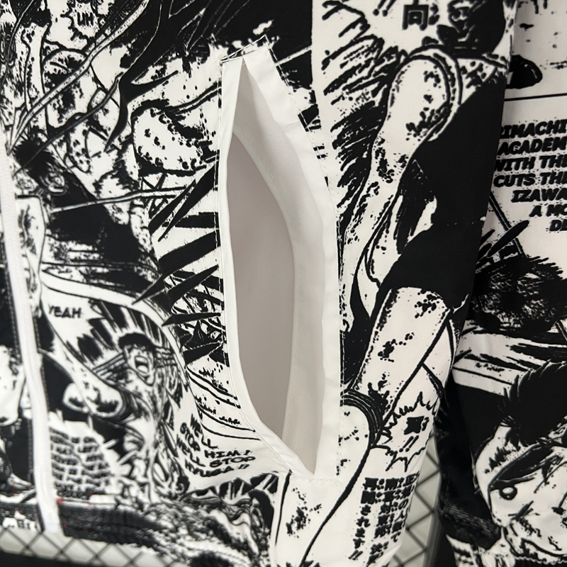 2024 Japan Red & Black Double Sided Windbreaker...