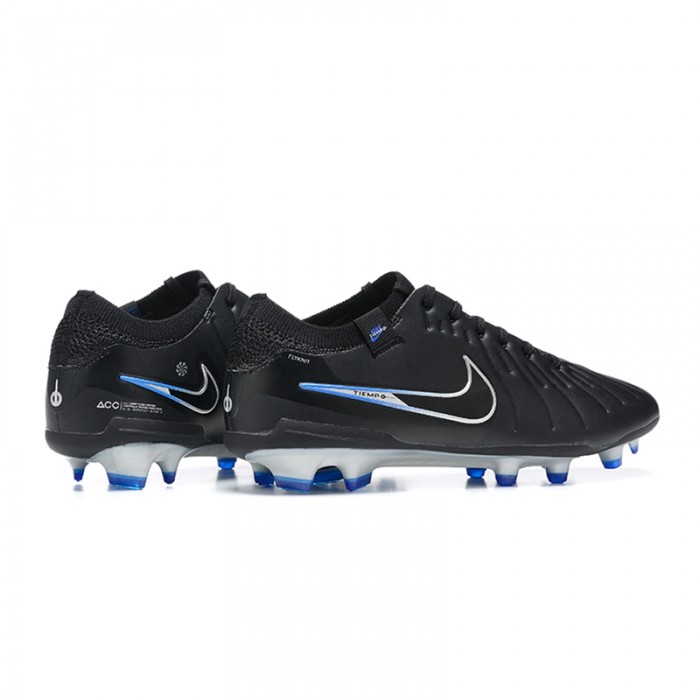 Tiempo Legend 10 Elite FG Soccer Shoes-Black/Blue-9548967