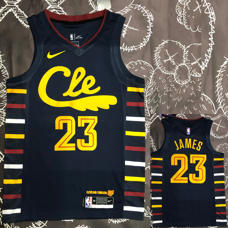 Cleveland Cavaliers JAMES #23 Black Top Quality...