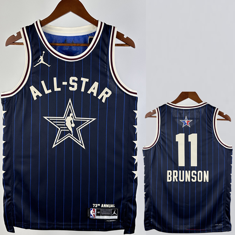 23-24 ALL-STAR BRUNSON #11 Blue Top Quality Hot...
